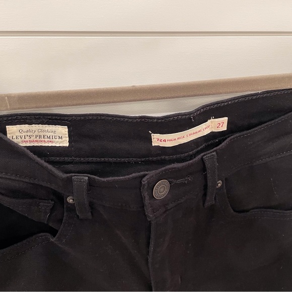 Levi’s 724 High Rise Straight Crop - Picture 3 of 9